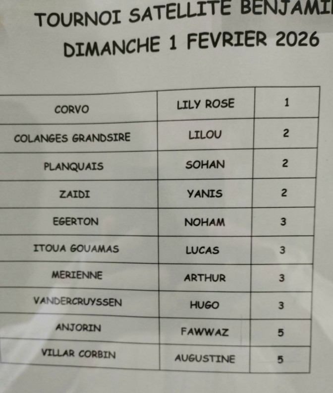 Image de l'actu '3eme Tournoi satellite benjamin(es) à Lillebonne'